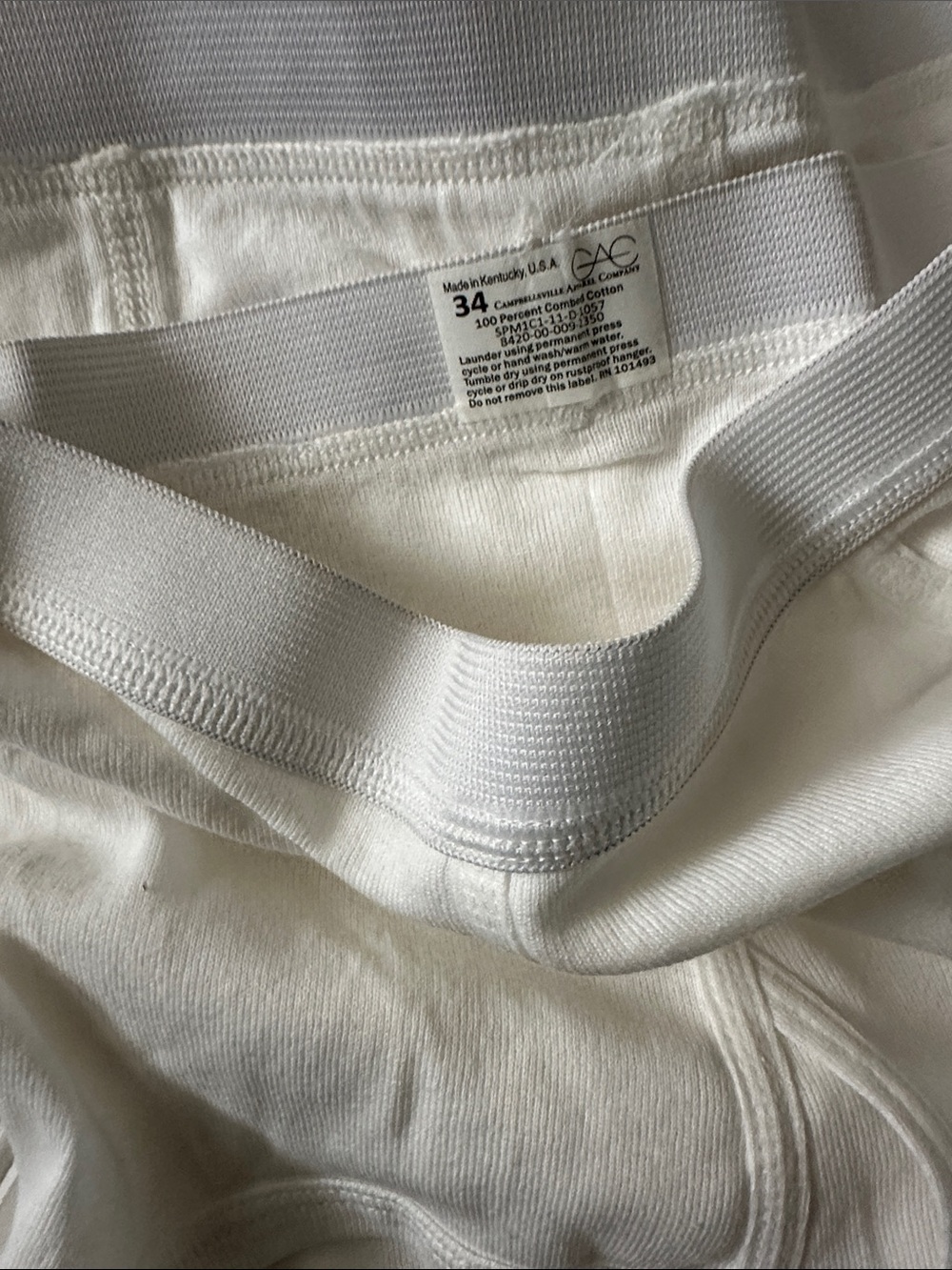 Classic Men's White Briefs (6)- Comfortable Everyday Underwear - Picture 3 of 3